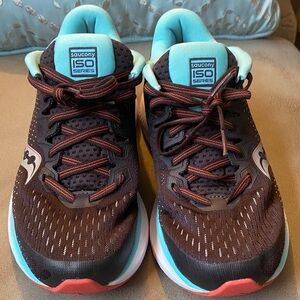 Saucony ISO Series Women's Shoes - Black and Teal